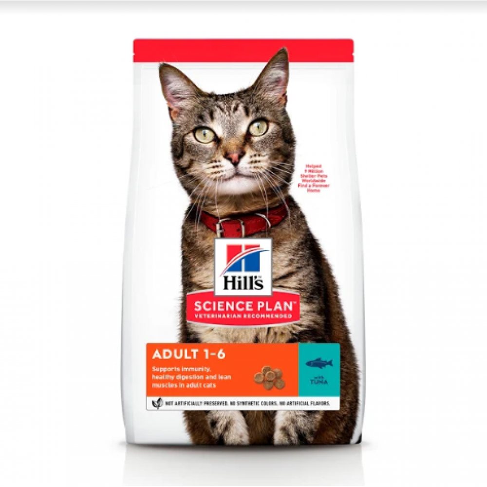 

Hills Feline Adult корм для взрослых кошек с тунцом - 1,5 кг