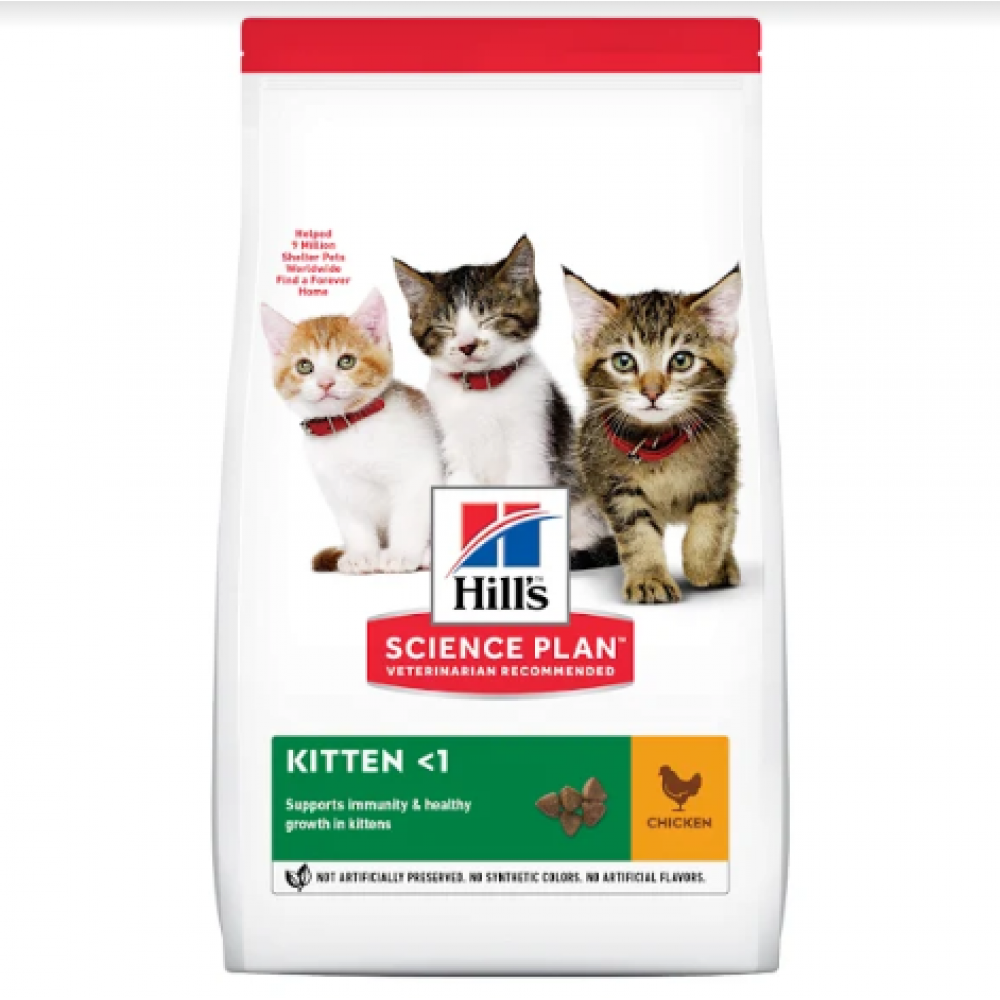 

Сухой корм Hill`s Science Plan Kitten для котят с курицей - 3 кг