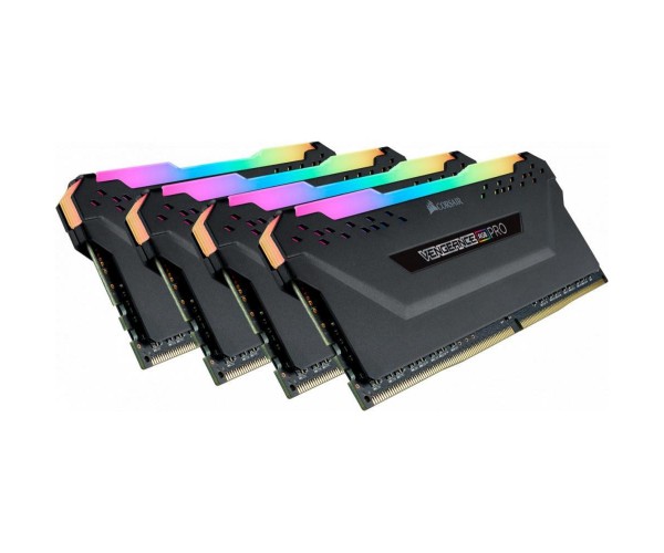 

Память Corsair 32 GB (4x8GB) DDR4 3600 MHz Vengeance RGB Pro Black (CMW32GX4M4D3600C18)