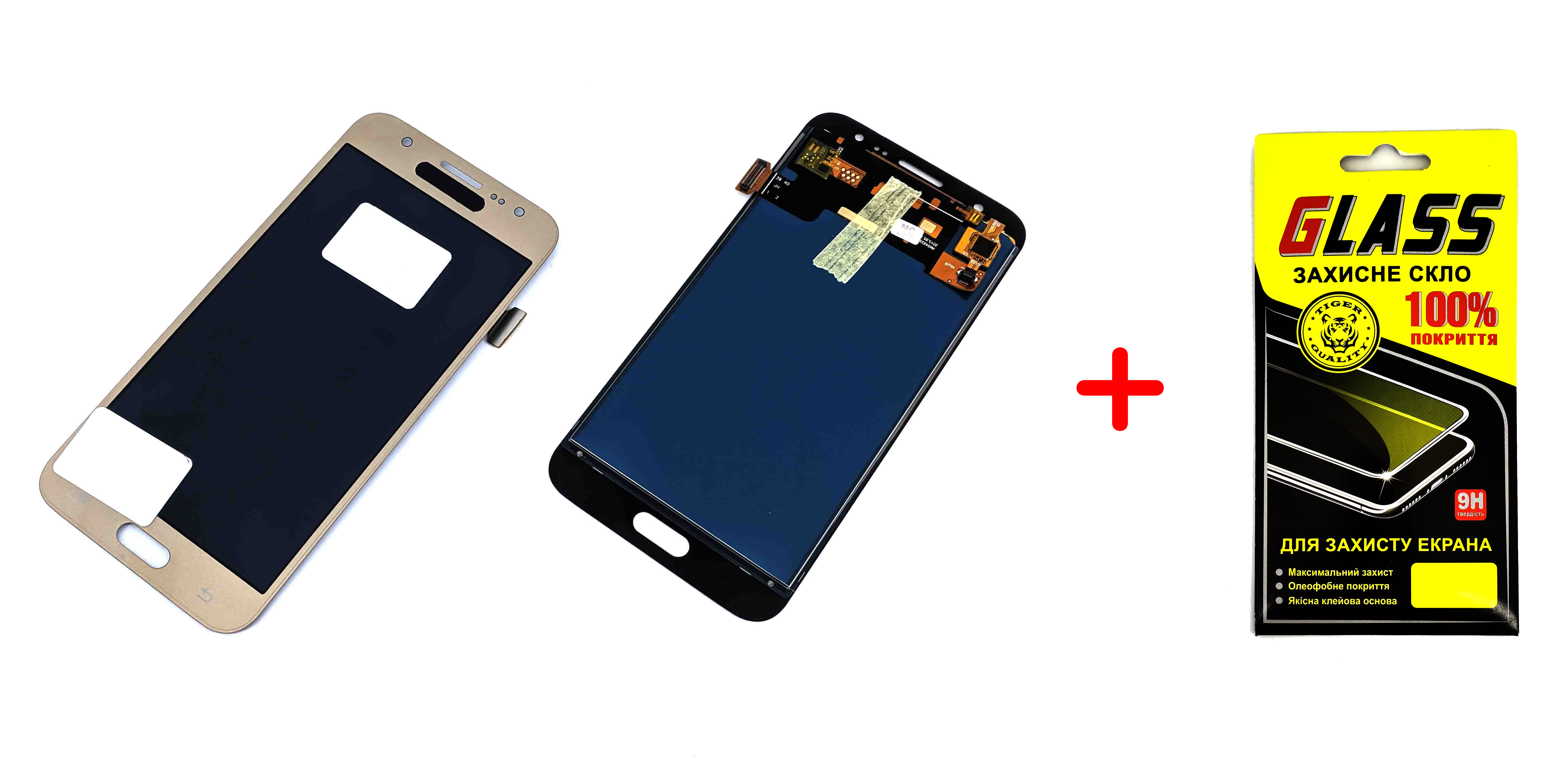 

Дисплей с сенсором тачскрином (дисплейный модуль) Power для Samsung j500 / j500h золотистый TFT с регулировкой яркости + защитное стекло