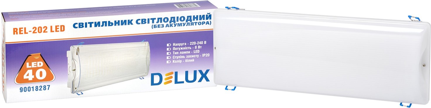 

Светильник аварийный DELUX REL-202 8W 40 LED (90018287)