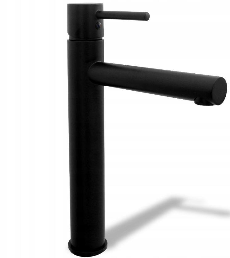 

Смеситель для раковины высокий REA TESS BLACK REA-B0229 черный (84265)