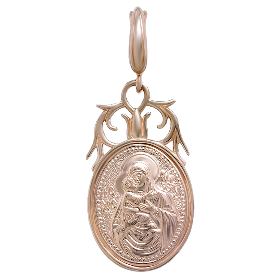 

Золотая ладанка "Владимирская икона Божией Матери" Tango Jewellery Company 140208