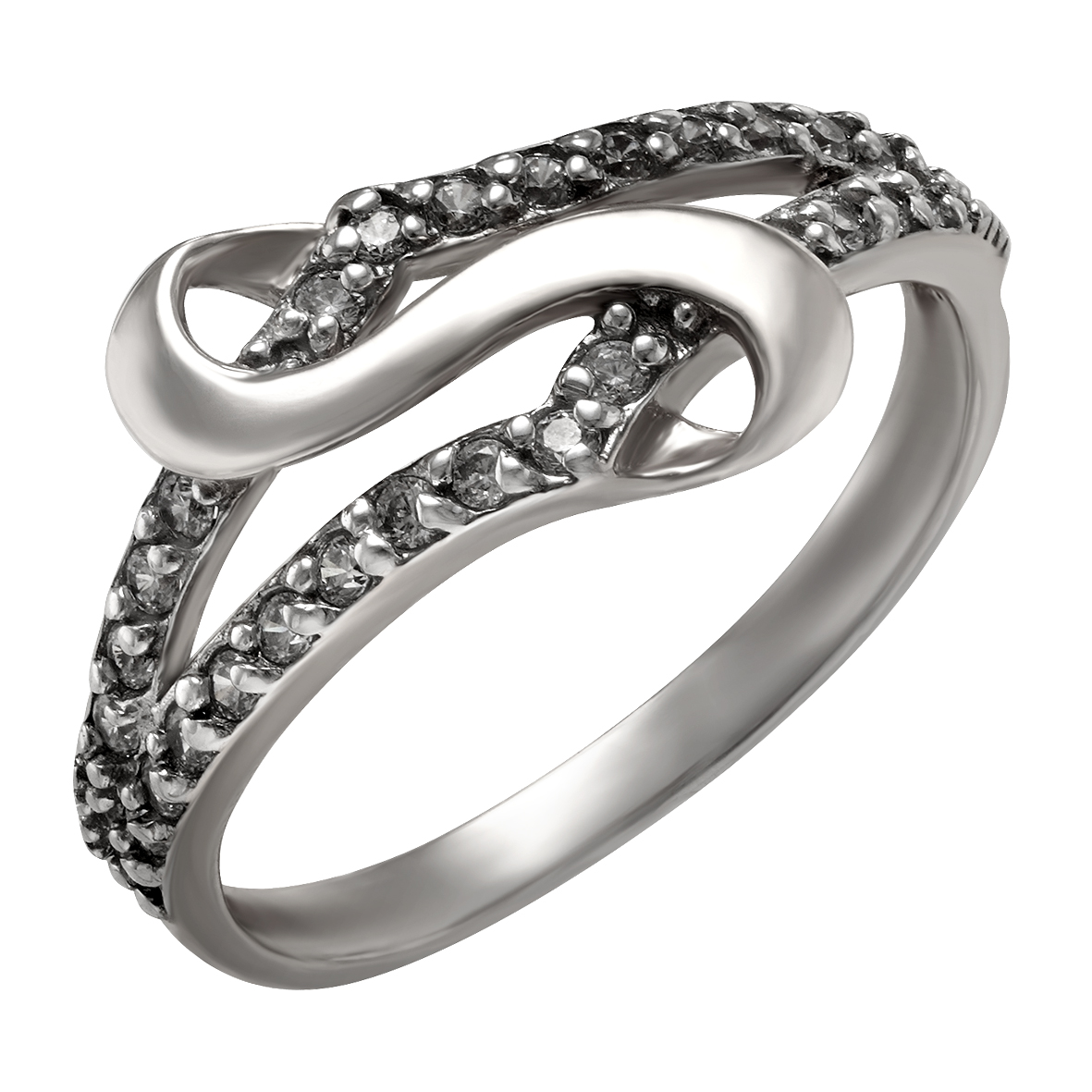 

Серебряное кольцо с фианитами Tango Jewellery Company 320721С размер 19