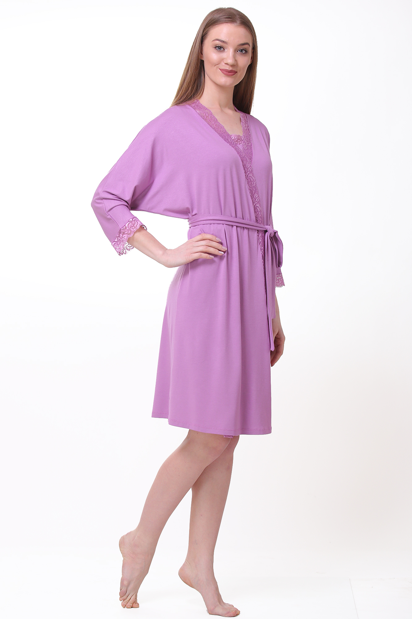 

Халат жіночий KOSTA 0149-7 XL Рожевий