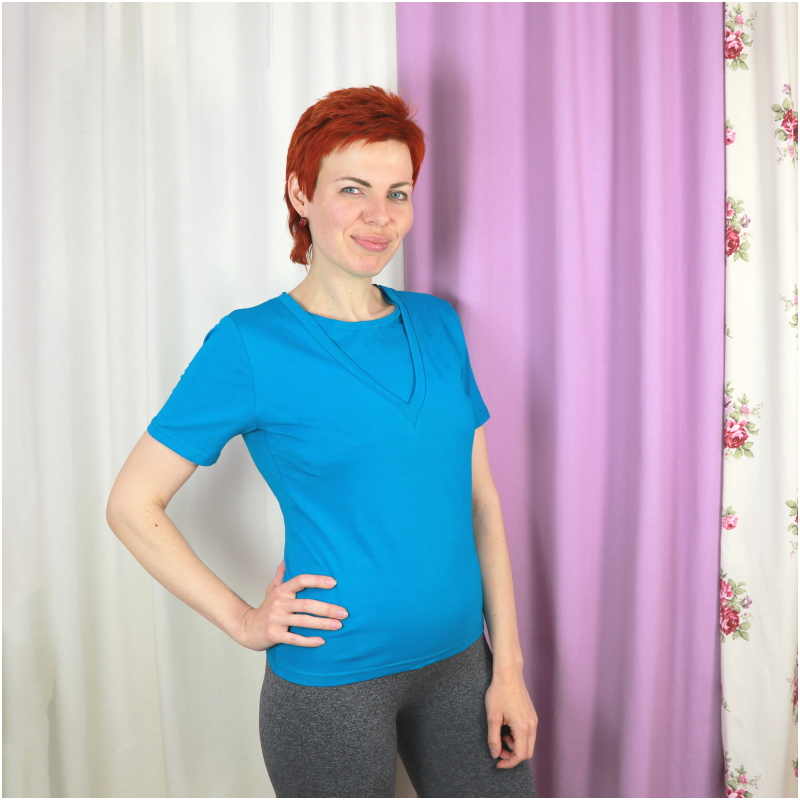 

Футболка для кормления ГРУДНИЧОК «Марина» (размер 44)