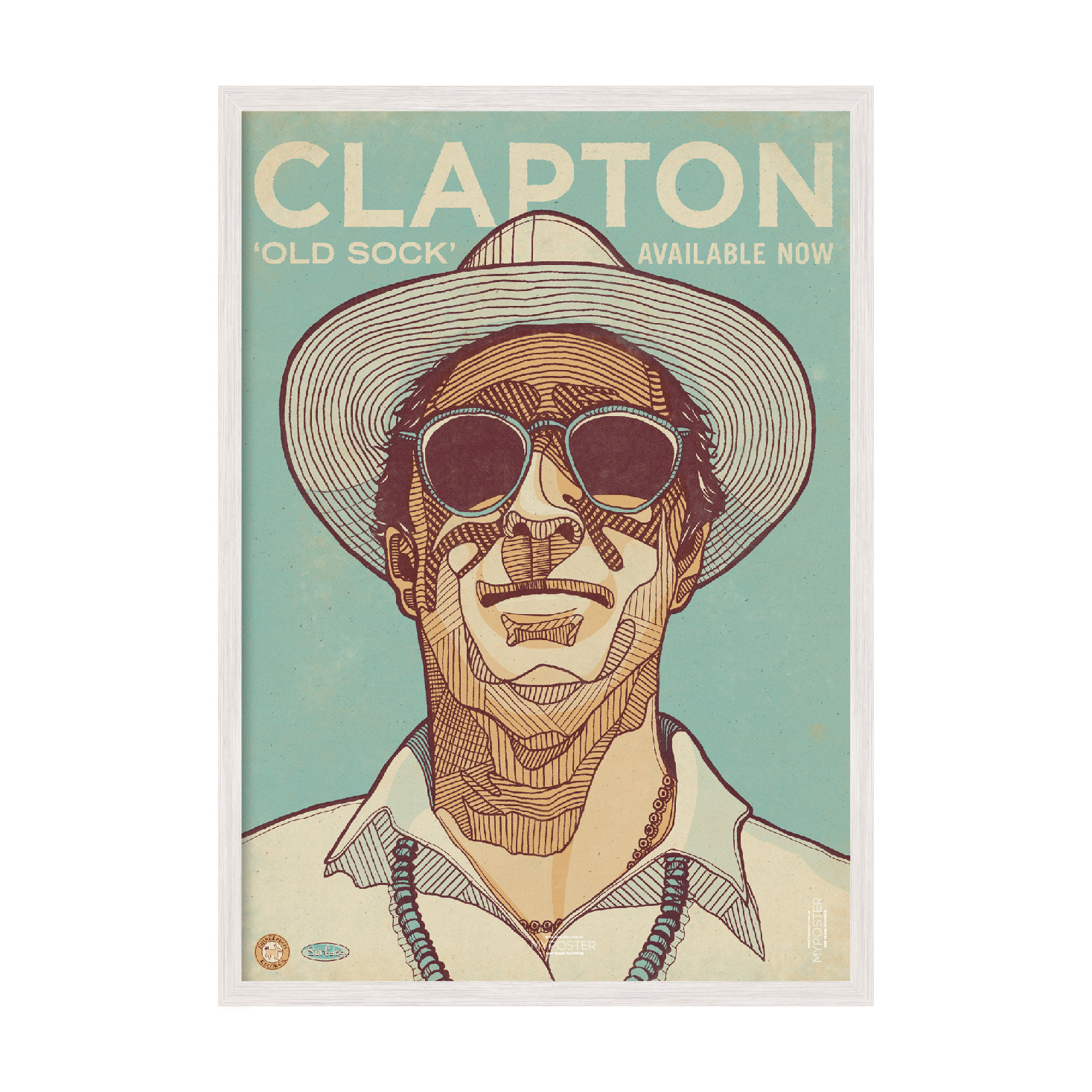

Постер "Clapton" без стекла 420x594 мм в белой рамке
