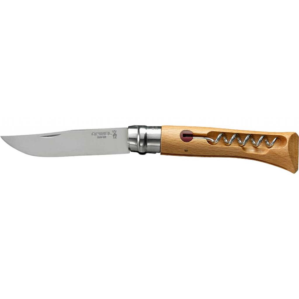 

Нож Opinel Tire Bouchon 10 Inox VRI, штопор в рукоятке, в коробке (1410)