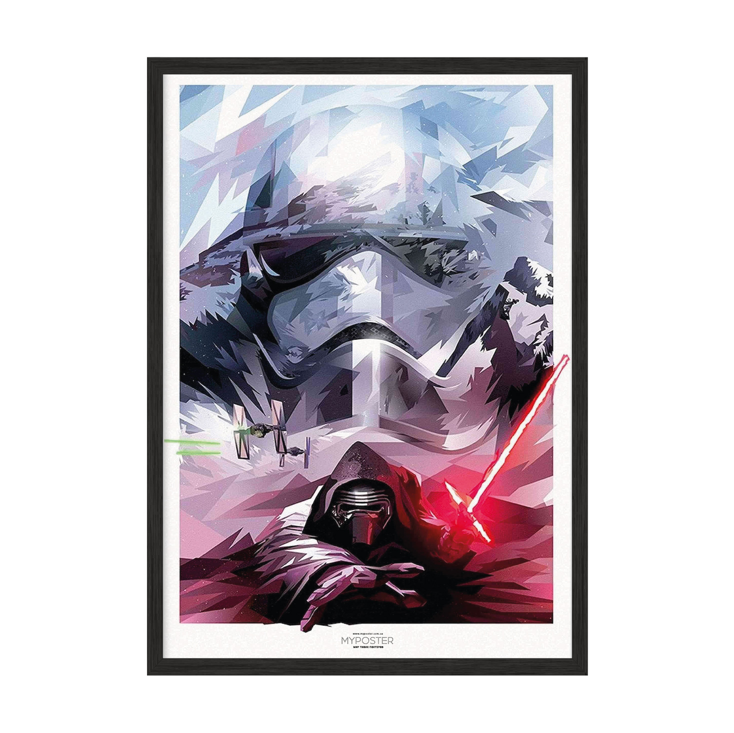 

Постер "DarkSide" без стекла 596x840 мм в чёрной рамке