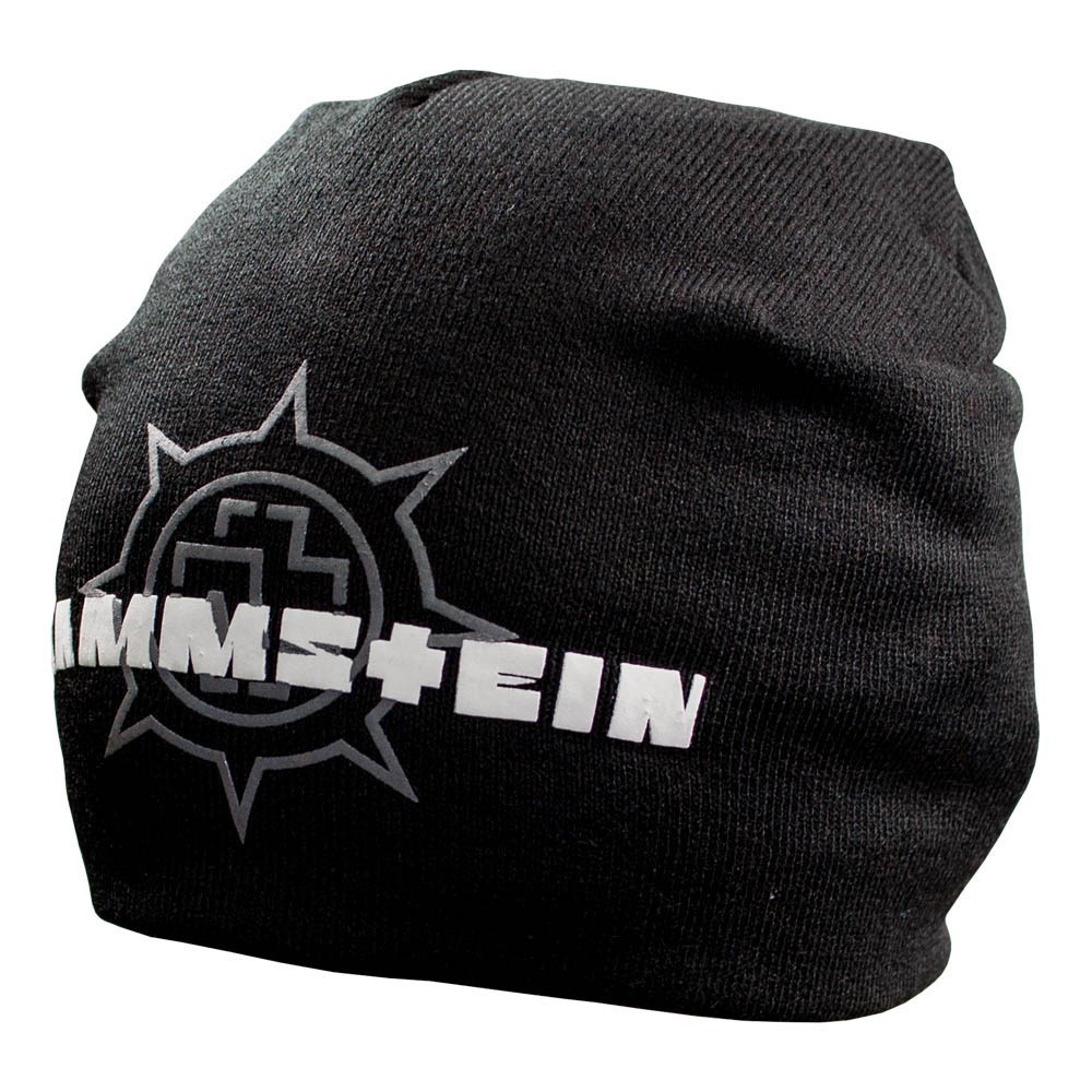 

Шапка бини с принтом Talisman RAMMSTEIN колесо Черный
