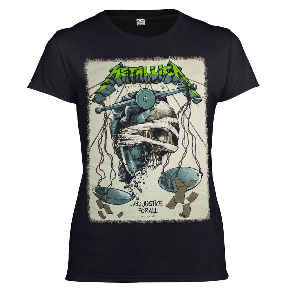 

Футболка женская Talisman METALLICA And Justice For All Skull Черный, Футболка женская Talisman METALLICA And Justice For All Skull Черный L