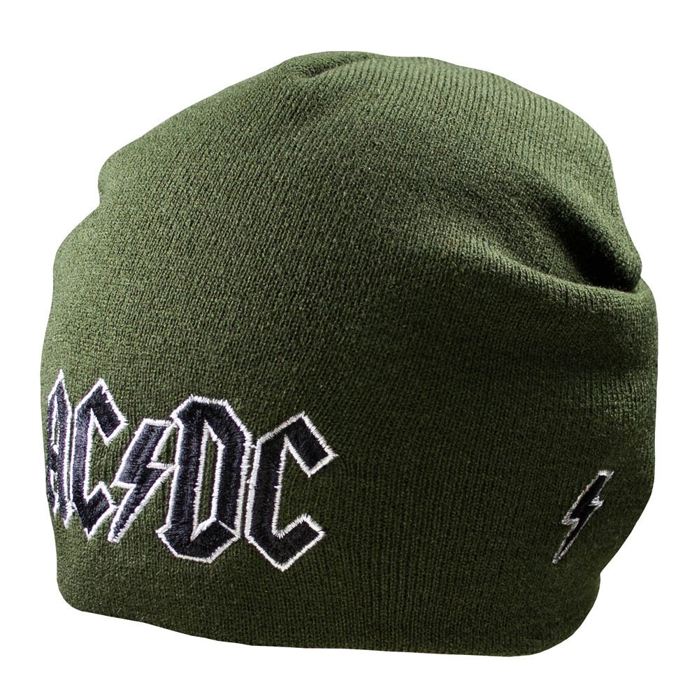 

Шапка бини с вышивкой Talisman AC/DC Logo Оливковый