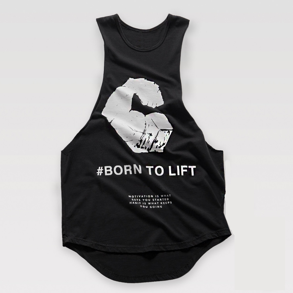 

Майка мужская безрукавка Born to Lift черная, Майка мужская безрукавка Born to Lift черная XL