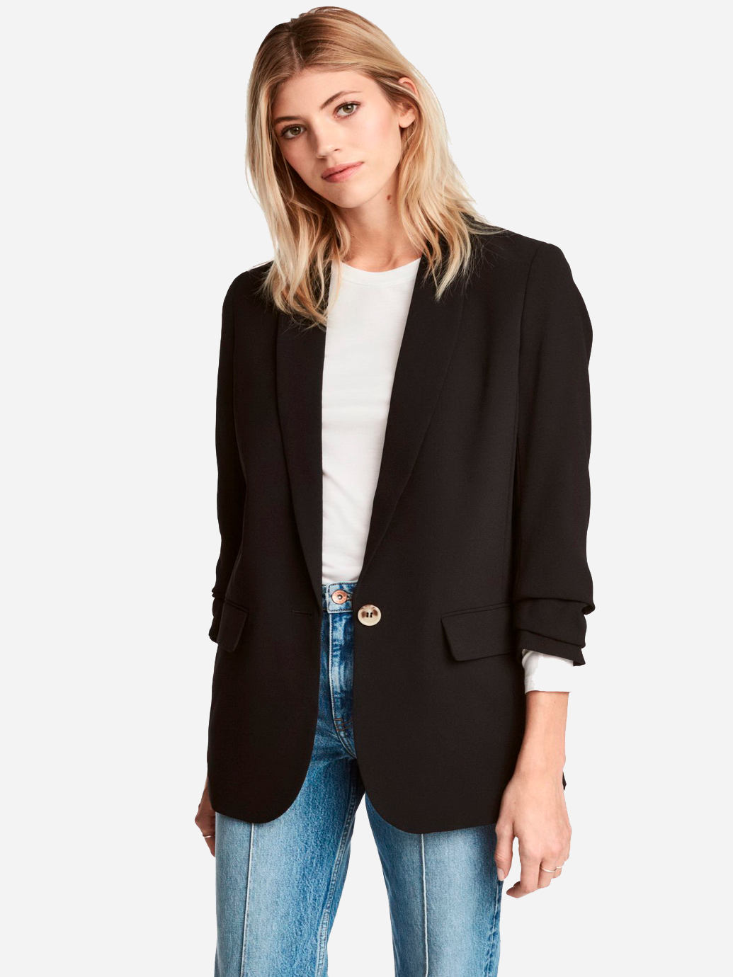 

Пиджак H&M 0484901-5  Черный (СА2000001648414, Пиджак H&M 0484901-5 46 Черный (СА2000001648414)