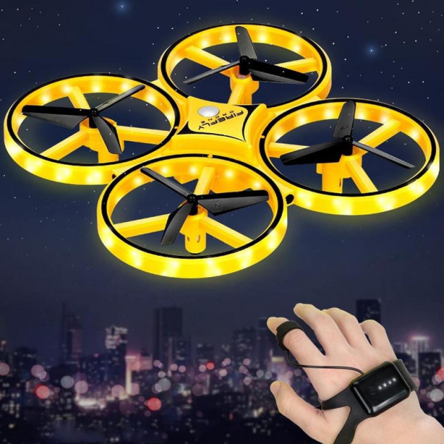 

Дрон с сенсорным управлением на руку жестами Joker Tracker Drone (zhs0866)