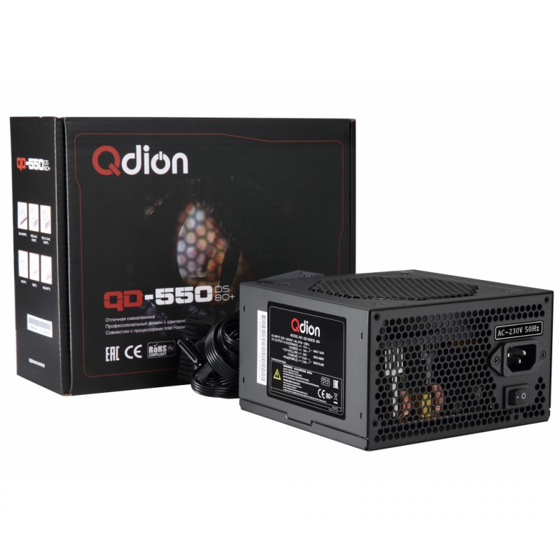 

Блок питания Qdion 550W (QD-550DS 80+)