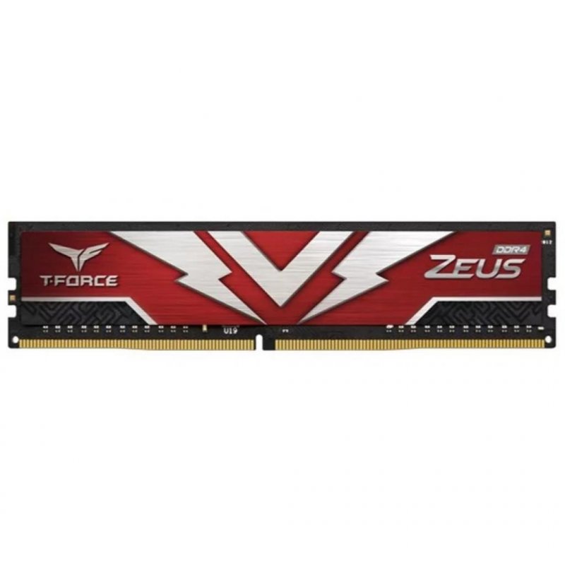 

Модуль памяти для компьютера DDR4 8GB 2666 MHz T-Force Zeus Red Team (TTZD48G2666HC1901)