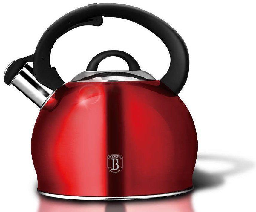 

Чайник со свистком 3 л Metallic Line BURGUNDY Berlinger Haus BH-1836