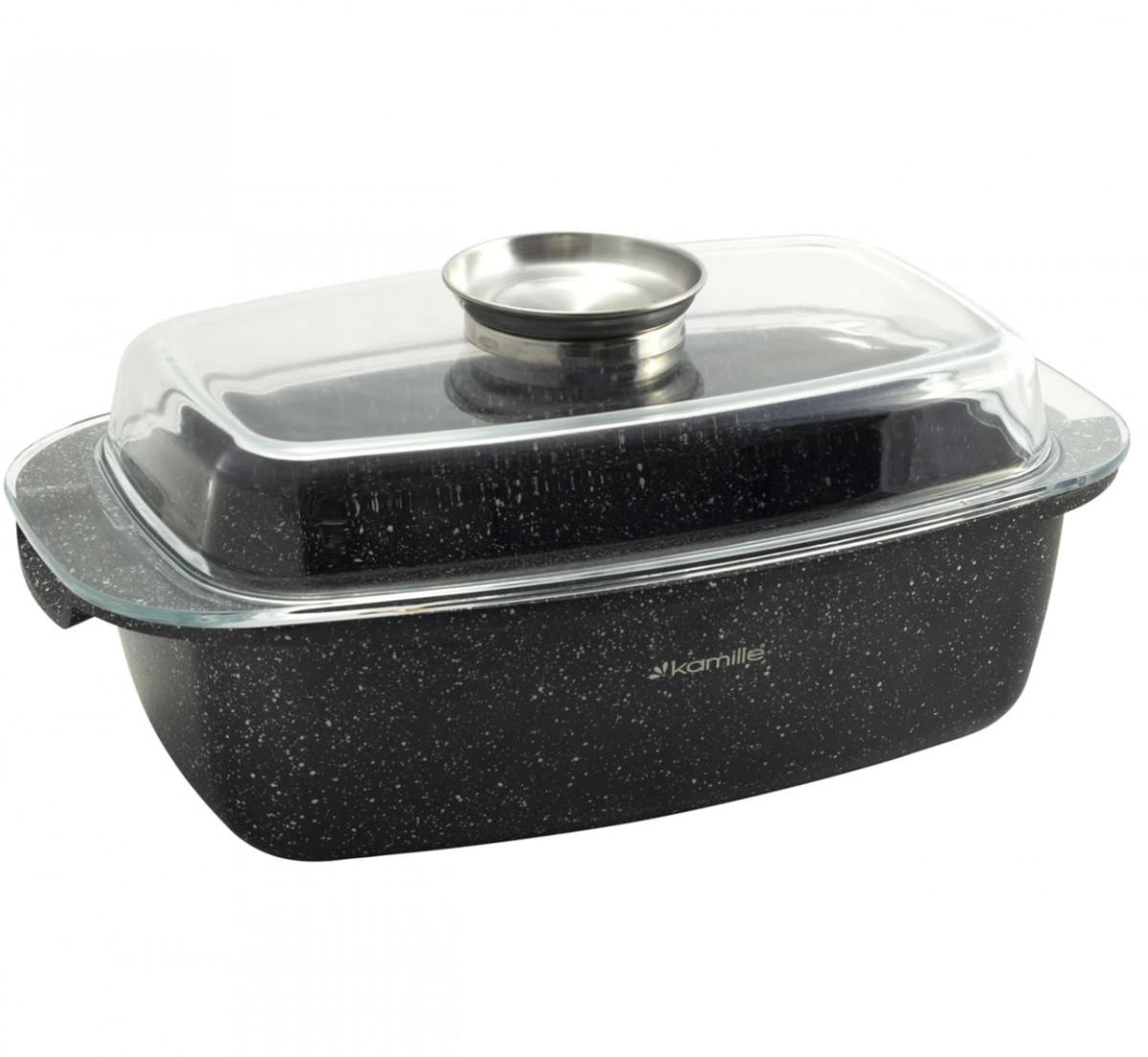 

Гусятница с крышкой Kamille KM-4433 5,5 л