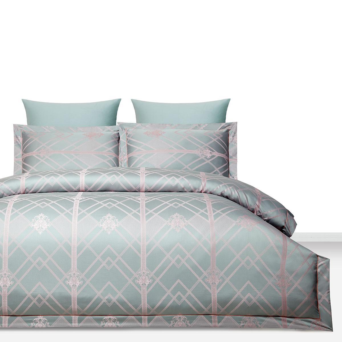 

Постельное белье евро Arya Royalty Harlow AR-A106988 жаккард 200x220 см