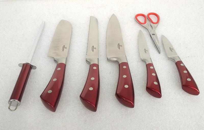 

Набор кухонных ножей Bohmann BH-6020-red 8 предметов