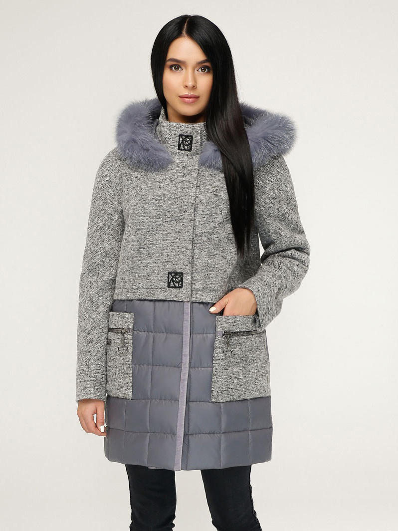 

Куртка Favoritti П-1069н/м  Серая, Куртка Favoritti П-1069н/м 44 Серая