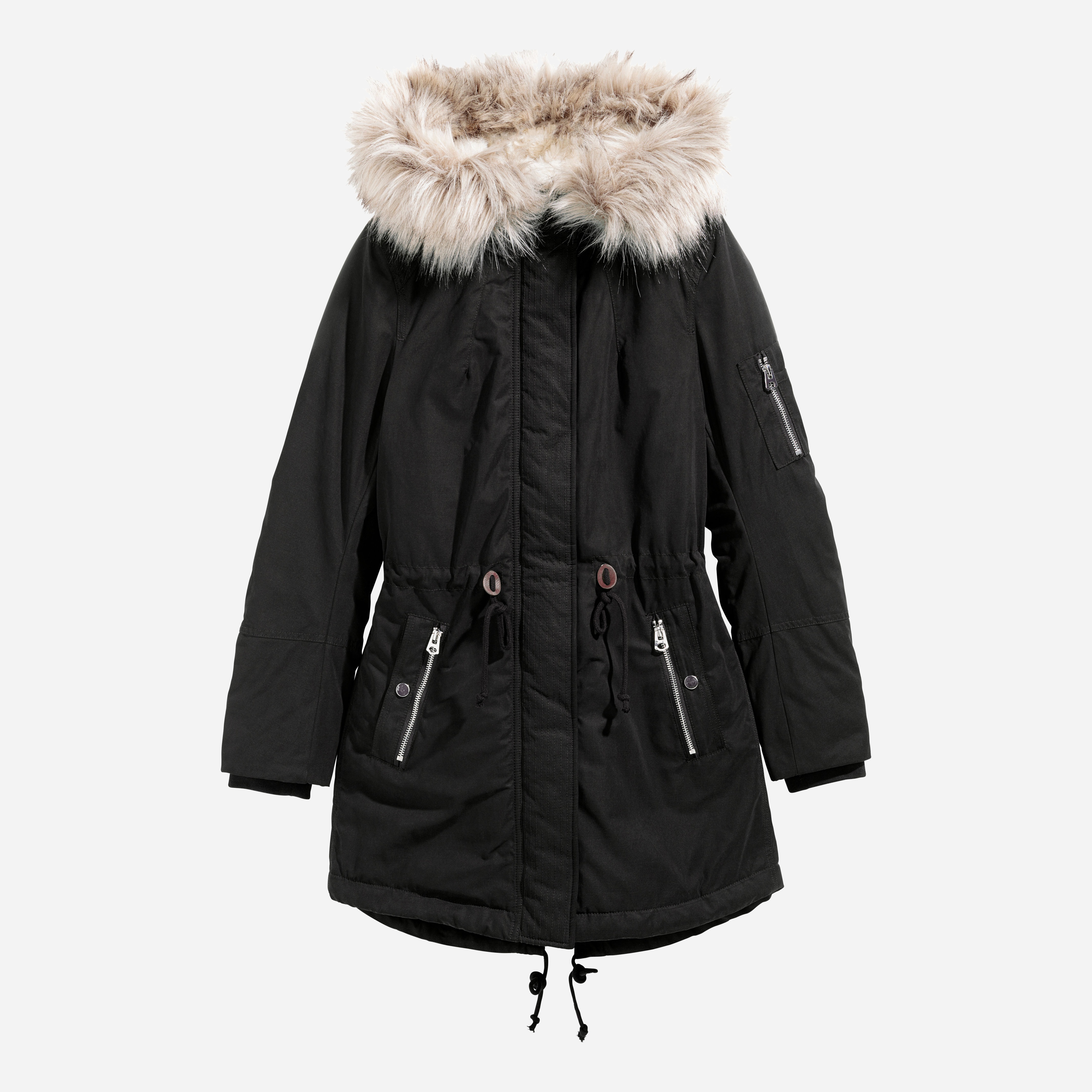 

Парка H&M 0502718-6  Черная, Парка H&M 0502718-6 44 Черная