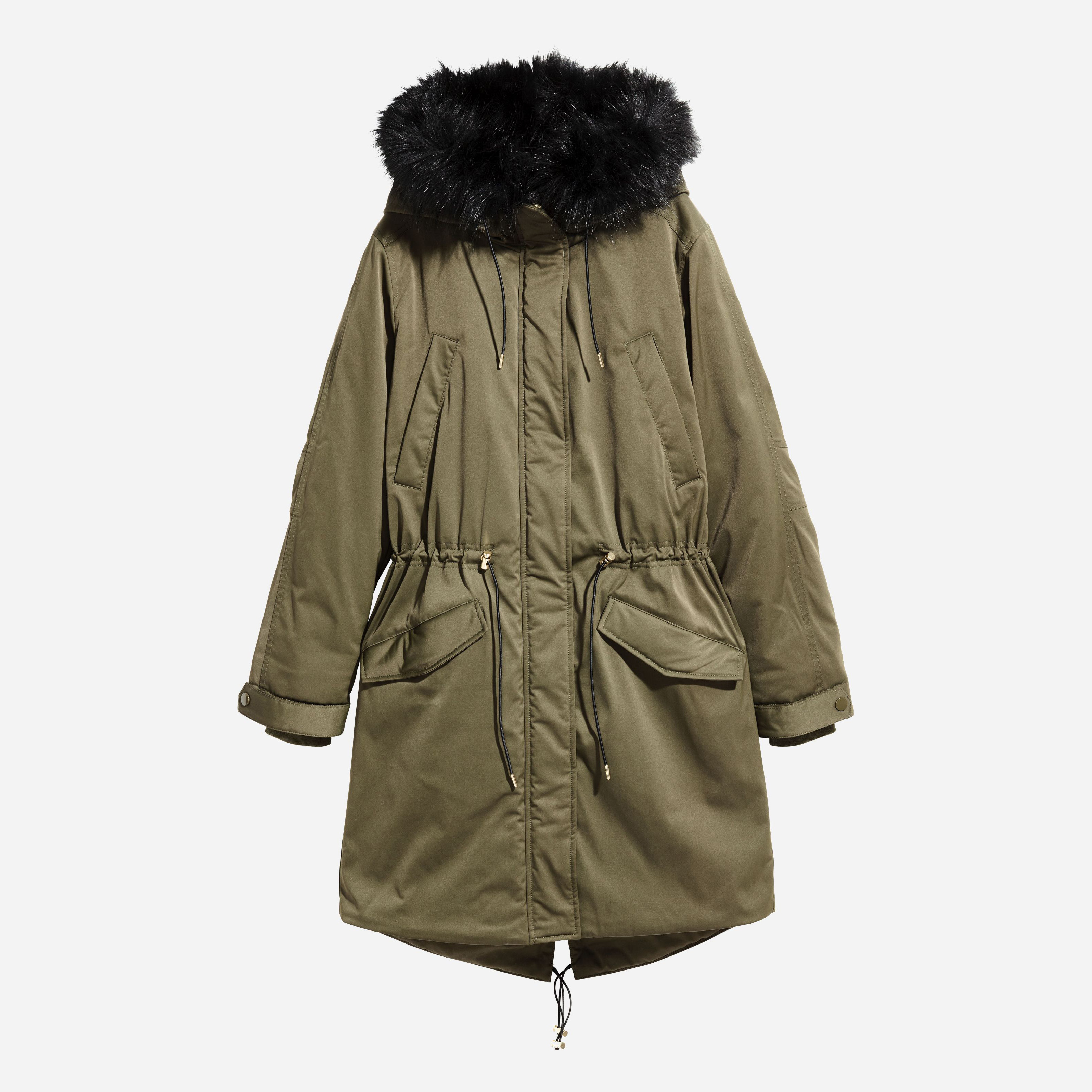 

Парка H&M 0505427-6  Зеленая, Парка H&M 0505427-6 34 Зеленая