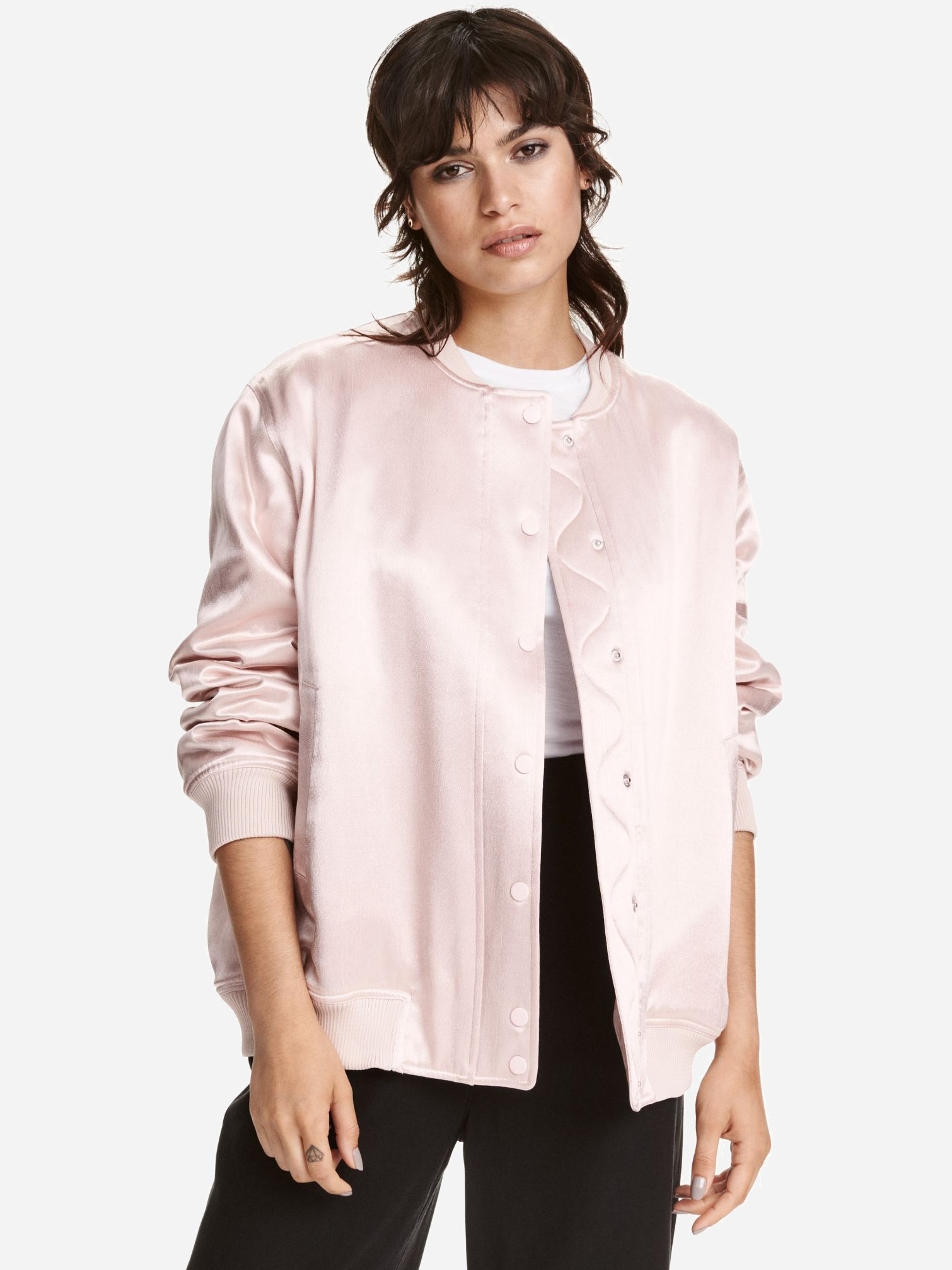 

Бомбер H&M 9116957  Розовый, Бомбер H&M 9116957 32 Розовый