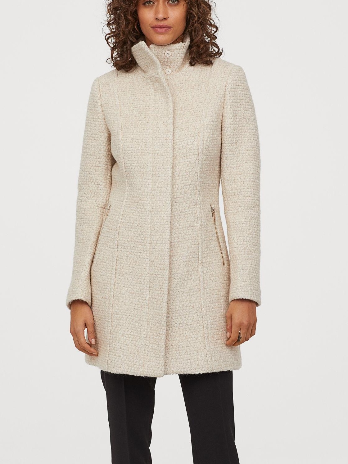 

Пальто H&M XAZ181079PSCR  Бежевое, Пальто H&M XAZ181079PSCR 42 Бежевое