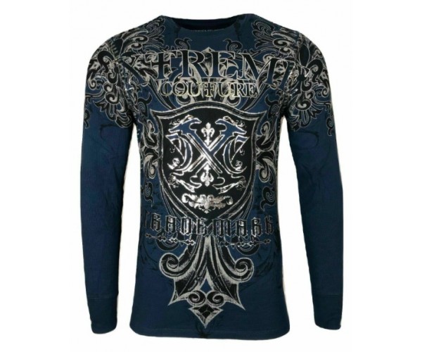 

Футболка с длинным рукавом  XTREME COUTURE by AFFLICTION Men LONG SLEEVE THERMAL Shirt LIBERTARIAN, Футболка с длинным рукавом L XTREME COUTURE by AFFLICTION Men LONG SLEEVE THERMAL Shirt LIBERTARIAN