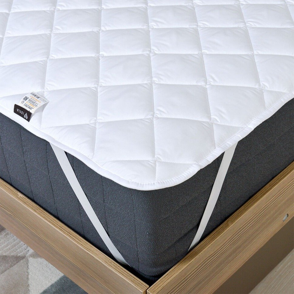 

Наматрасник стеганый с резинками по углам Ideia Comfort 180x200