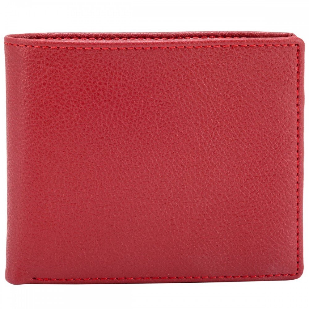 

Кожаный мужской кошелек Smith and Canova 26826 Devere (Red-Black)