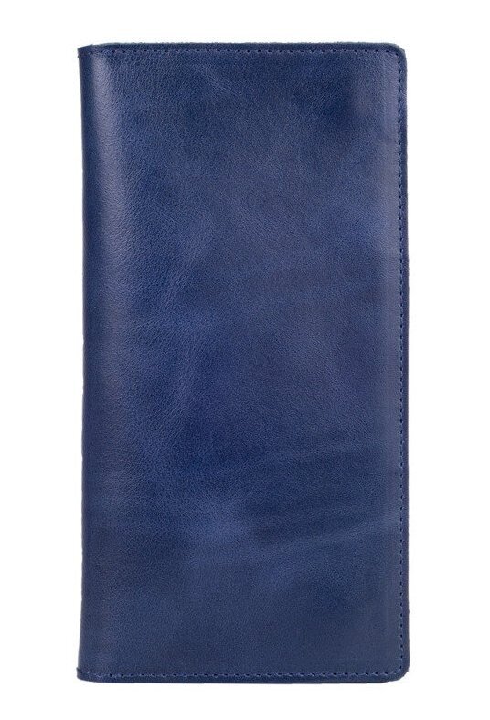 

Кожаный бумажник Hi Art WP-05 Crystal Blue Синий