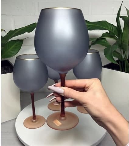 

Набор бокалов для вина MAY Lady Grey 625 мл XJP952 HX12271153 4 шт