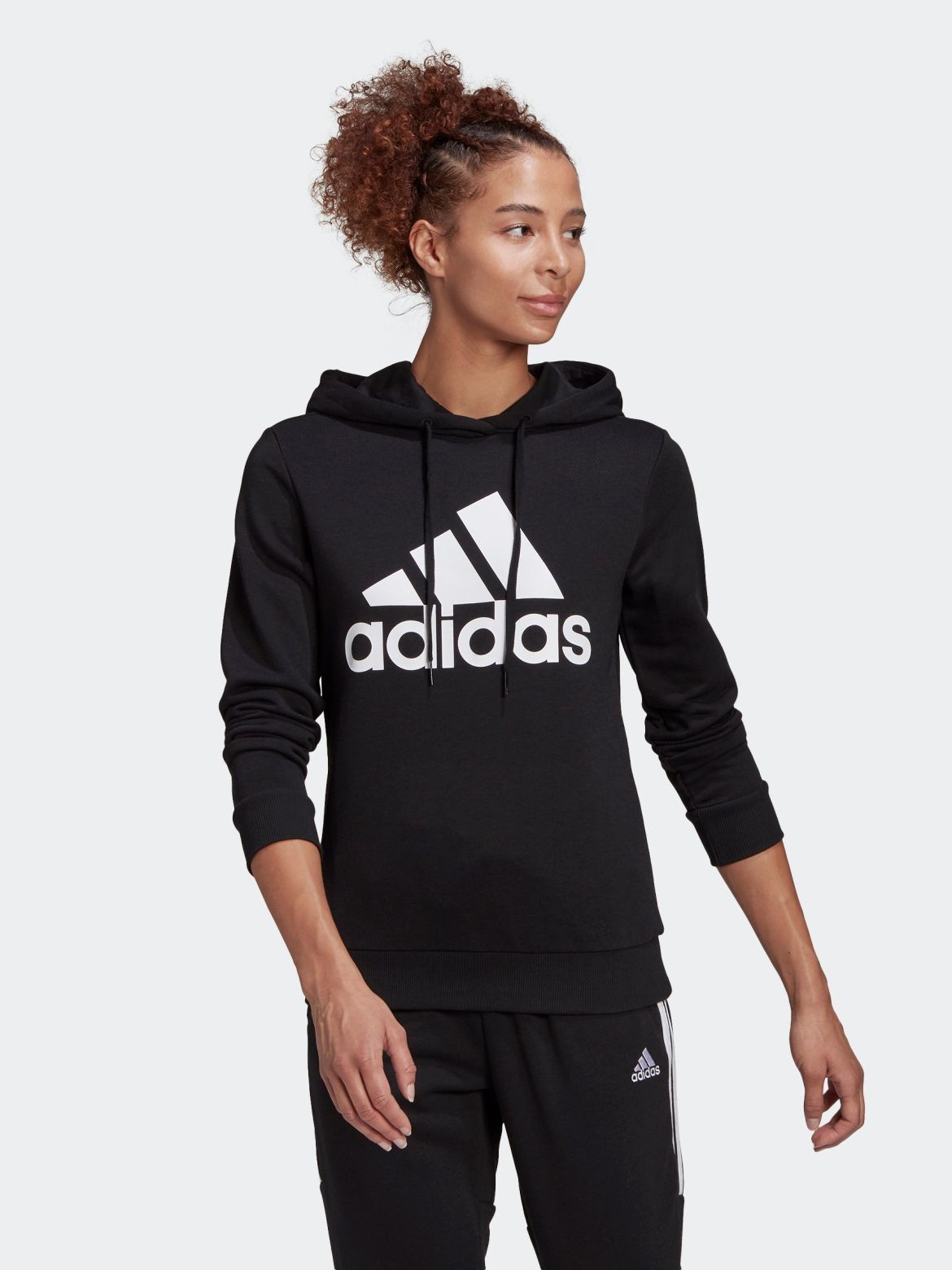 

Худи Adidas W Bl Ft Hd GM5514 2XS Black/White