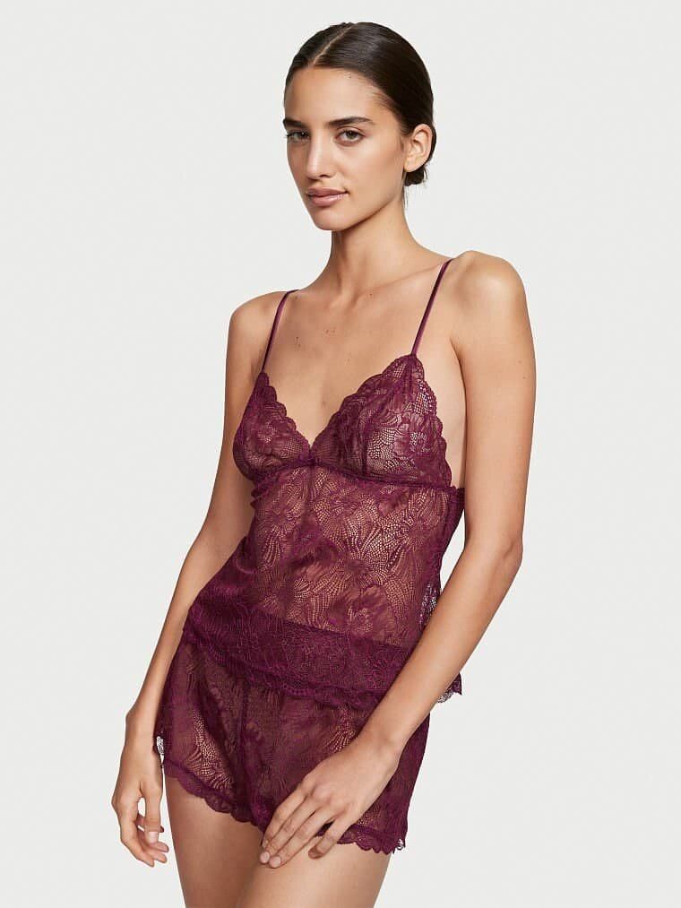 

Пижама Victoria's Secret 743915480  Бордовая, Пижама Victoria's Secret 743915480 XS Бордовая