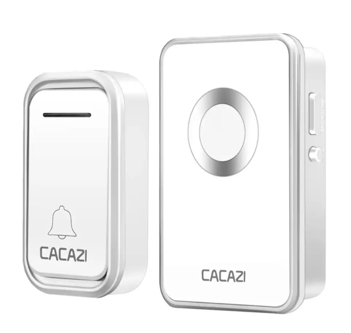 Беспроводной дверной радио звонок Cacazi A58 White-Silver – фото ...