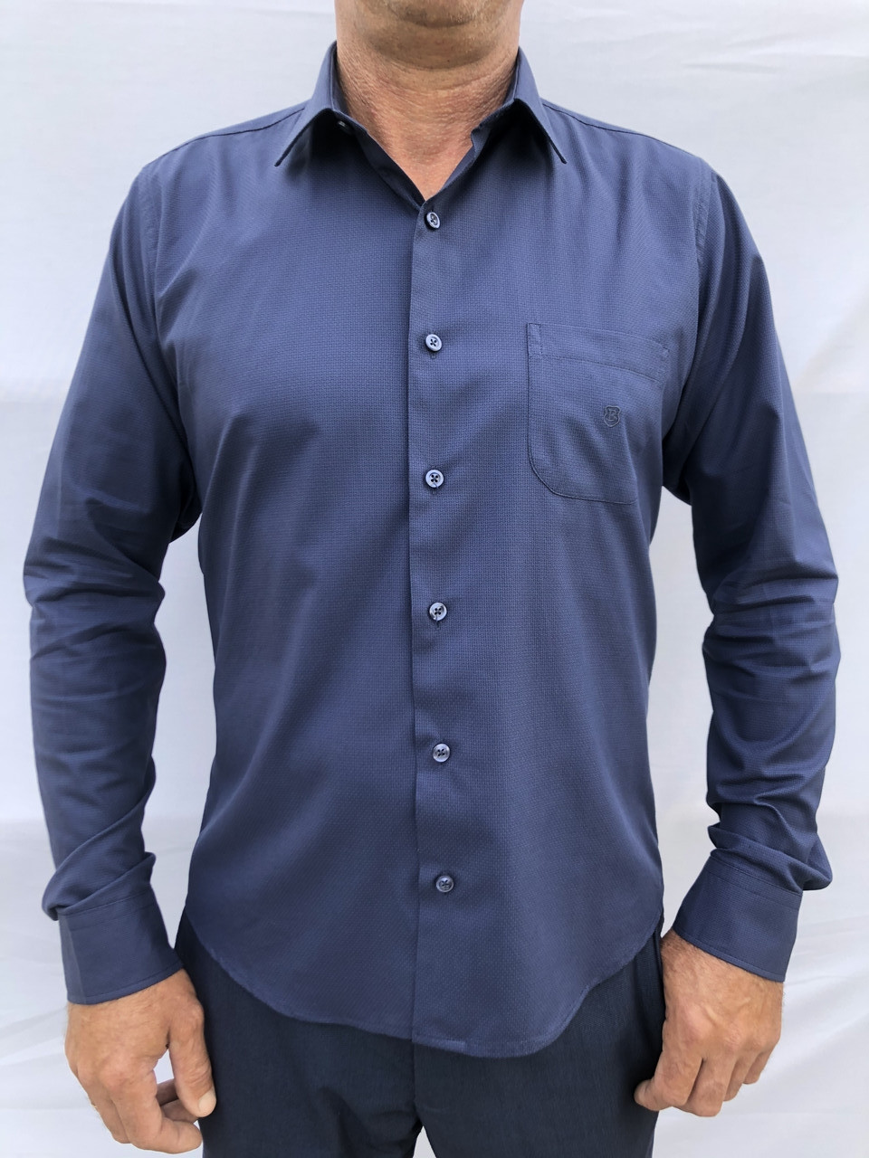 

Рубашка мужская BOSMEN ALACENA  (44) Синий, Рубашка мужская BOSMEN ALACENA XL (44) Синий