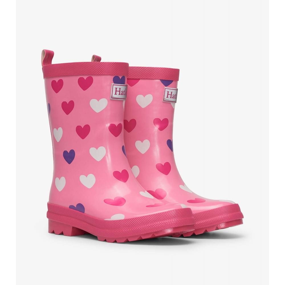 

Гумові чоботи Hatley Scattered Hearts 13 рожевий 31 (F21SHK1366)