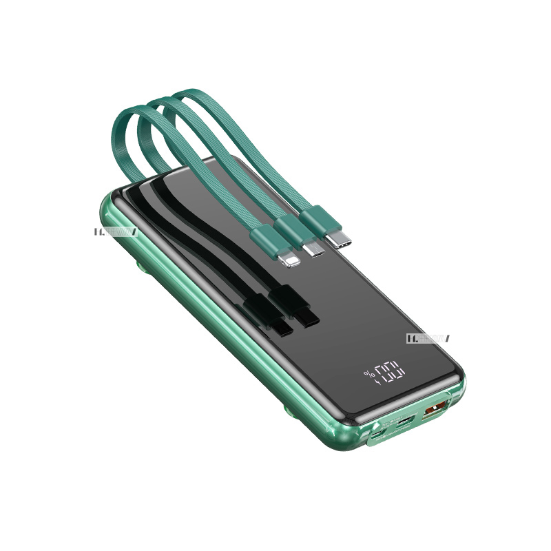 

Повербанк Power Bank внешний аккумулятор портативная зарядка для телефона, смартфона, планшета Remax 10000mAh 22.5W PD+QC3 Green