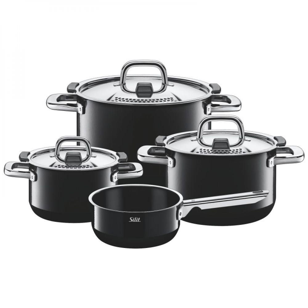 

Набор кастрюль Silit Nature Black 4 предмета (0016 1911 11)