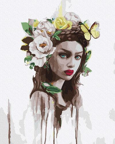 

Картина по номерам BrushMe GX34132 40*50 cм Цветочная нимфа