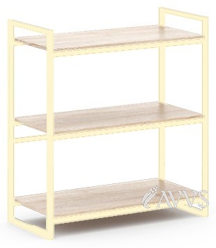 

Стеллаж металлический ST COMFORT-3 Метакам в стиле Лофт 100х40х93 см Бежевый