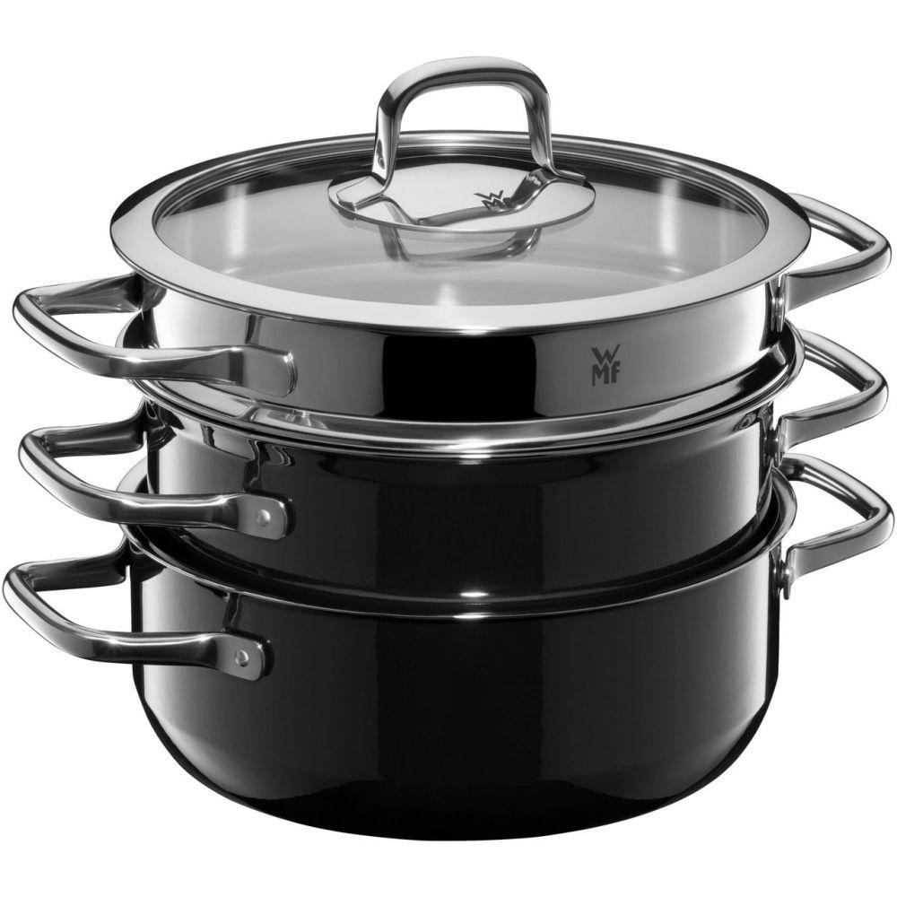 

Набор кастрюль WMF Fusiontec Compact Black 3 предмета