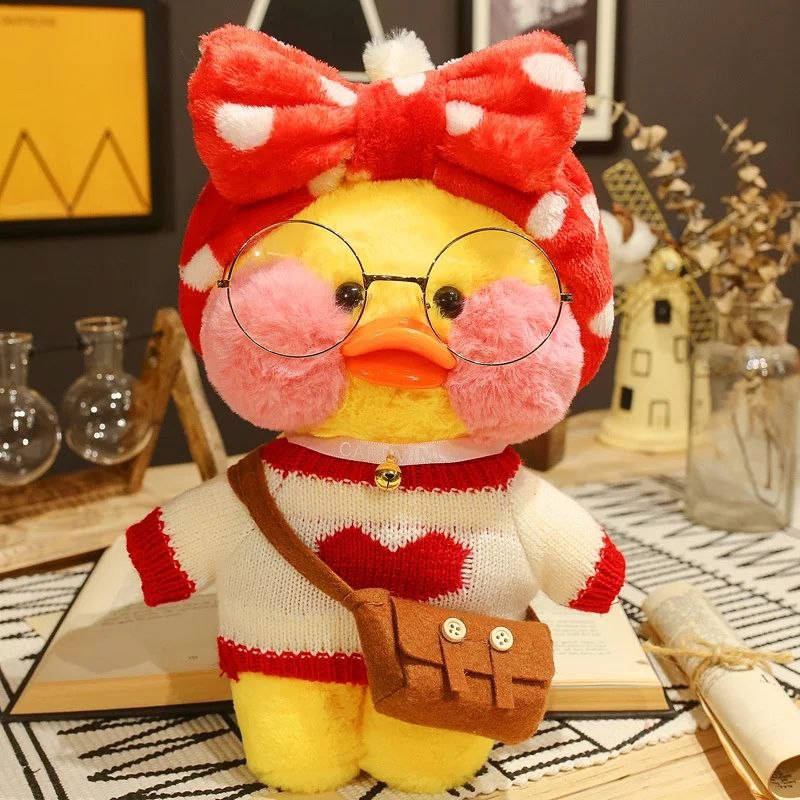 

Мягкая игрушка Утка Лалафанфан Lalafanfan Duck Cafe Mimi love