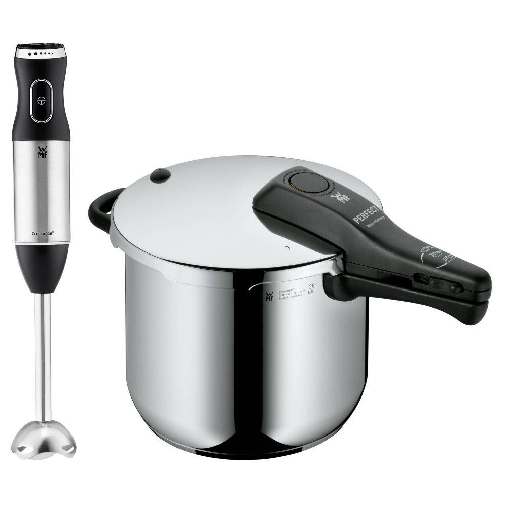 

Набор скороварка WMF Perfect Premium 6,5 л и ручной блендер WMF Perfect Premium (07.9263.9991)
