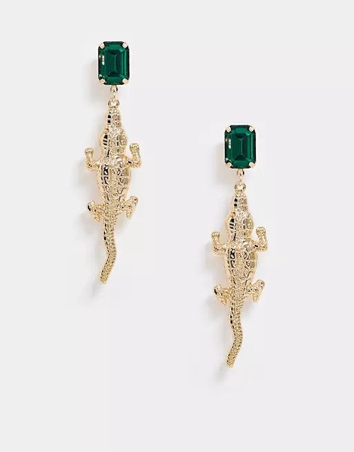 

Сережки Missguided Крокодил A11 золотисті (P-6910806231312)