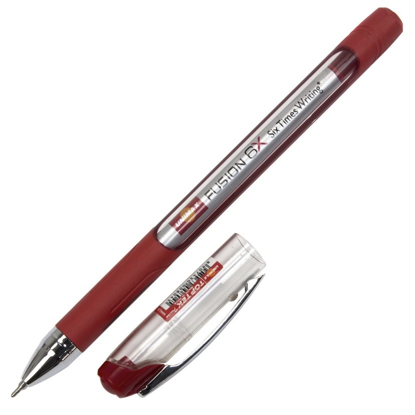 

Набор шариковых ручек Unimax Top Tek Fusion красная 0.7 мм 7 шт