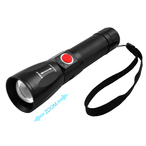 

Фонарь P530-P50, ЗУ Type-C, 1x18650/3xAAA, zoom, индикация заряда, ремешок, Box